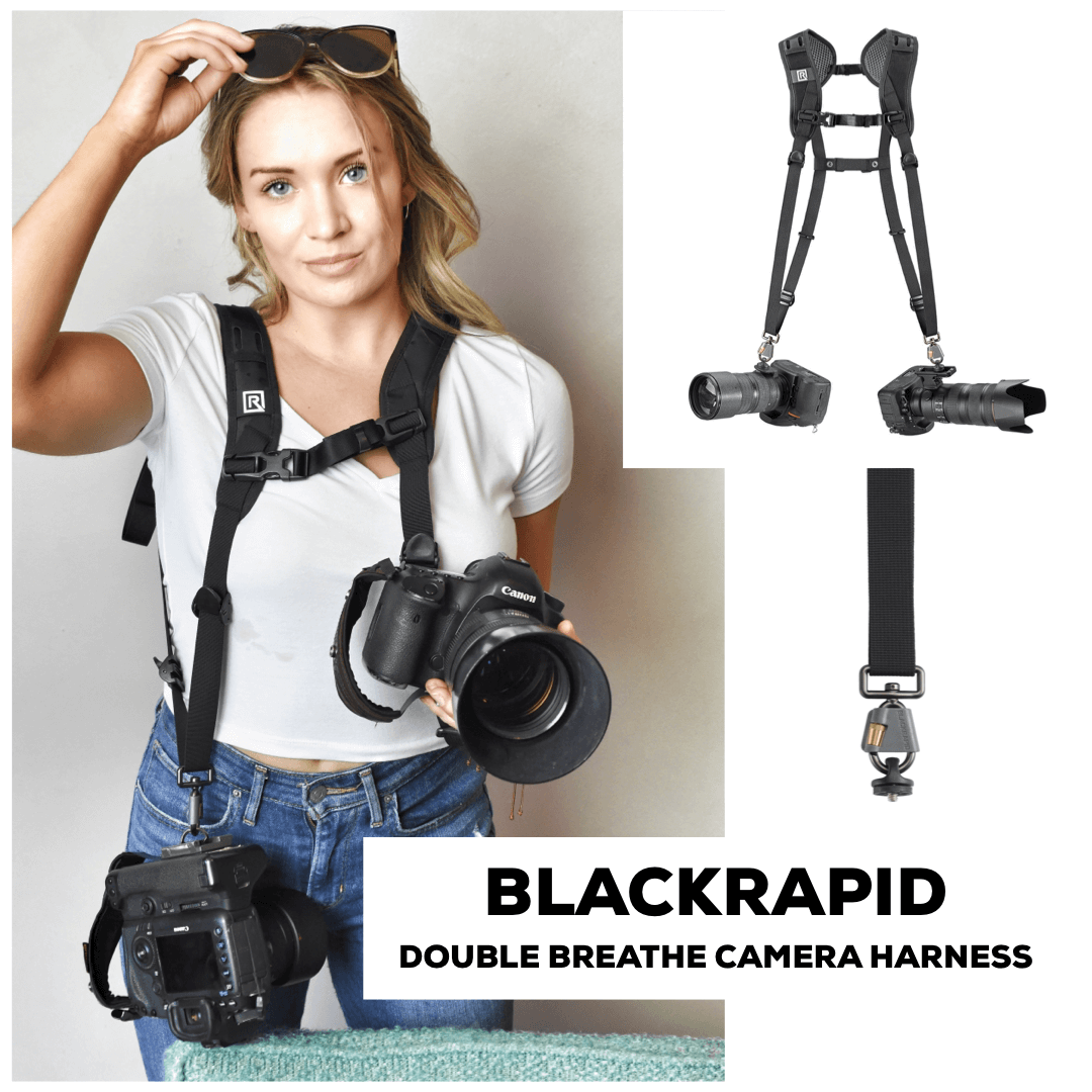 Blackline II DOUBLE - Best Dual Camera Strap, Harness Style, With ULTRA  Breathability! - BLACKRAPID