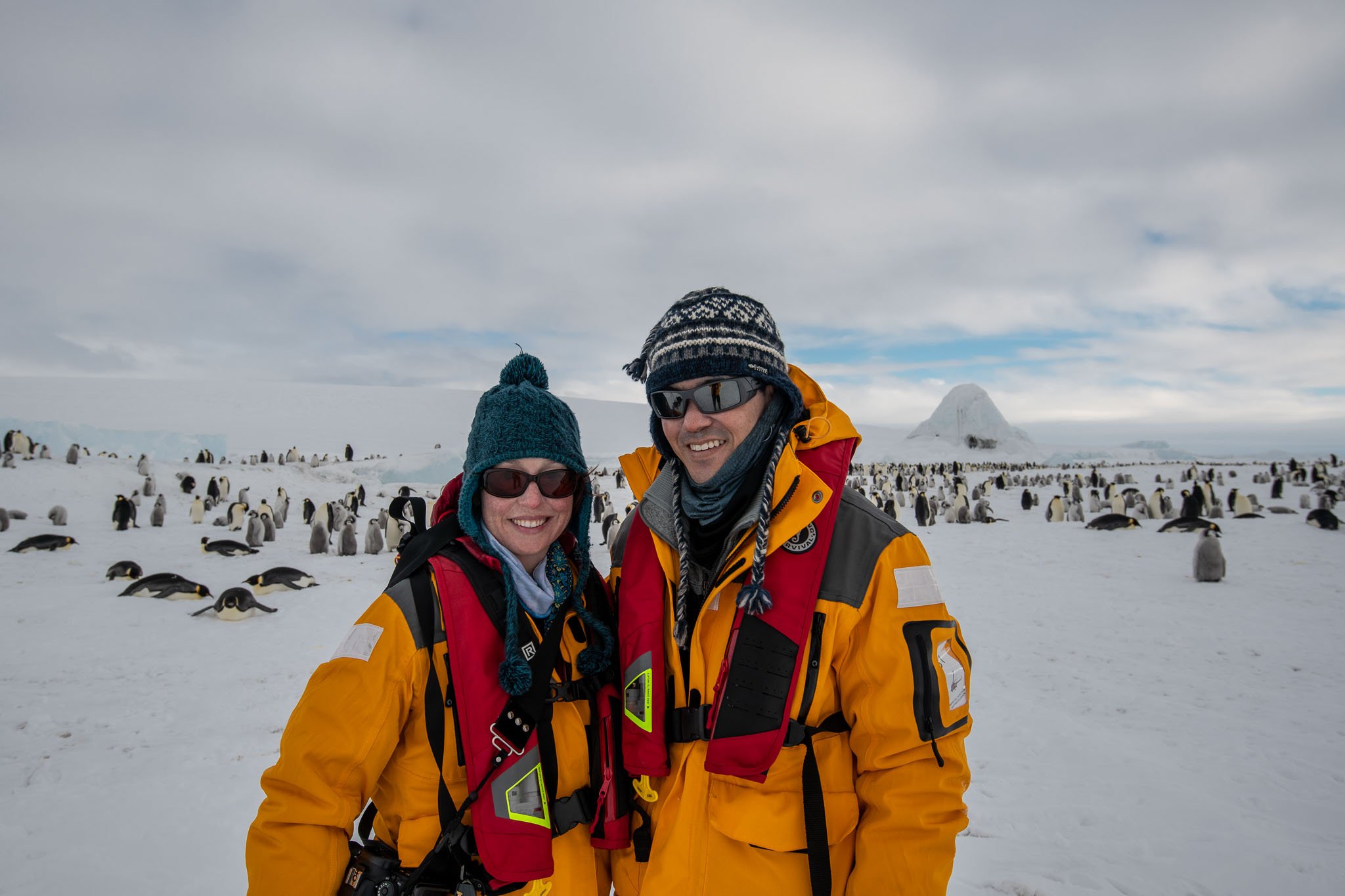 Travel Photographer Marielena Smith on location at Snow Hill Island, Antarctica
