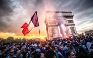 World Cup by street photographer Christopher Broughton; "The energy and excitement of the moment was intense."