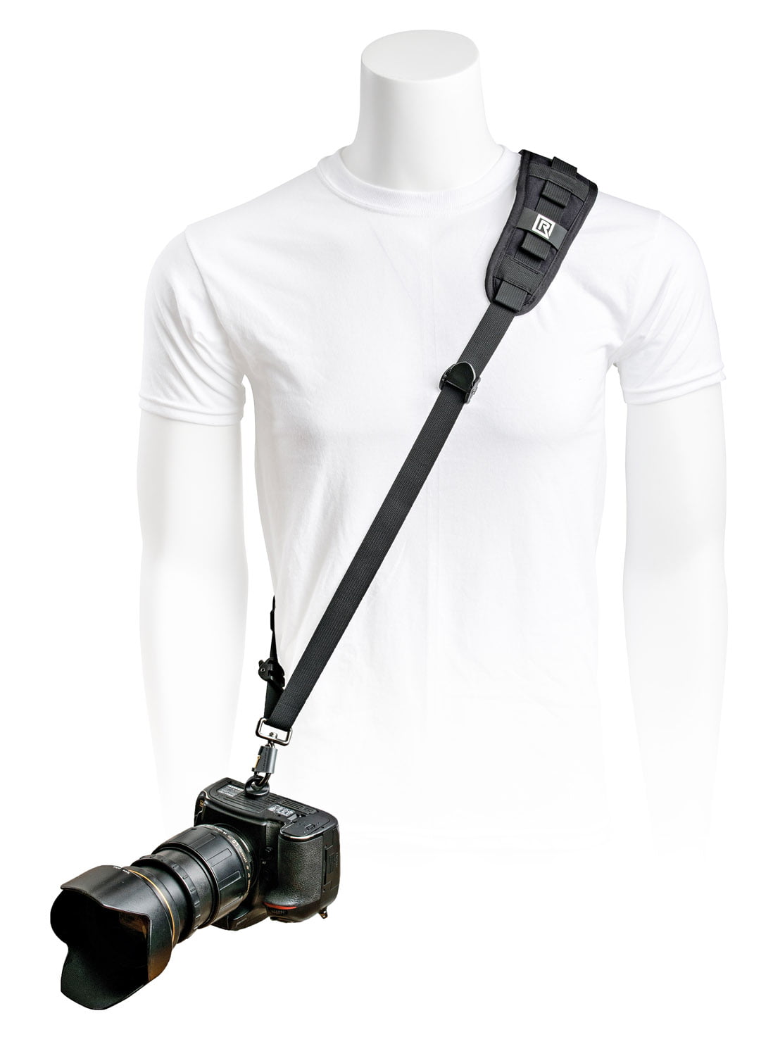 Pro Clear Rapid Camera Single Shoulder Black Belt Strap Sling SLR DSLR Camera