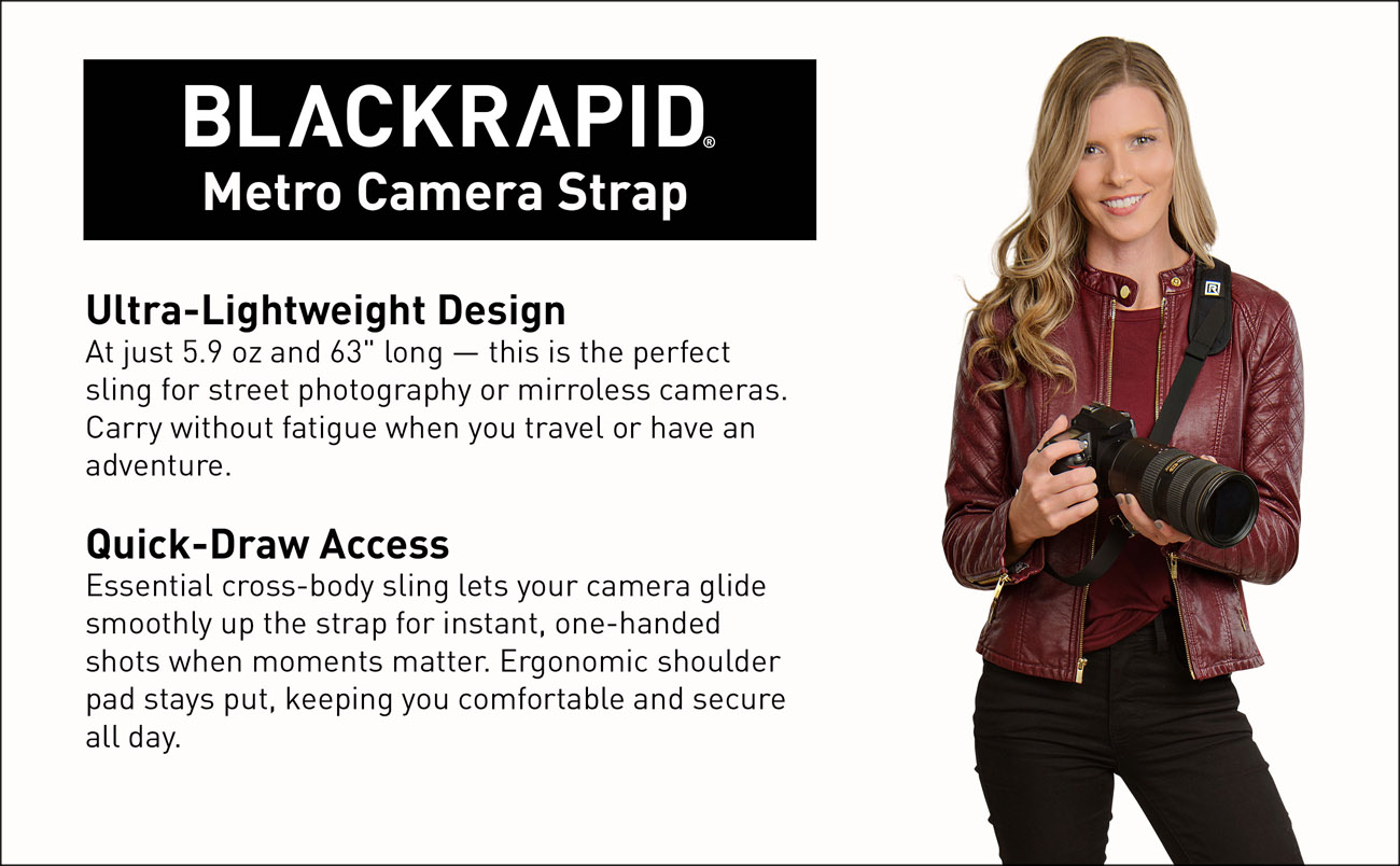 Our Best Lightweight Mirrorless Camera Strap - Metro Camera Sling 4