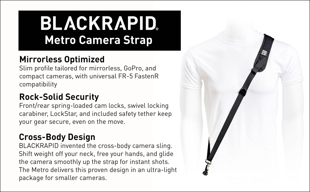 Our Best Lightweight Mirrorless Camera Strap - Metro Camera Sling 6