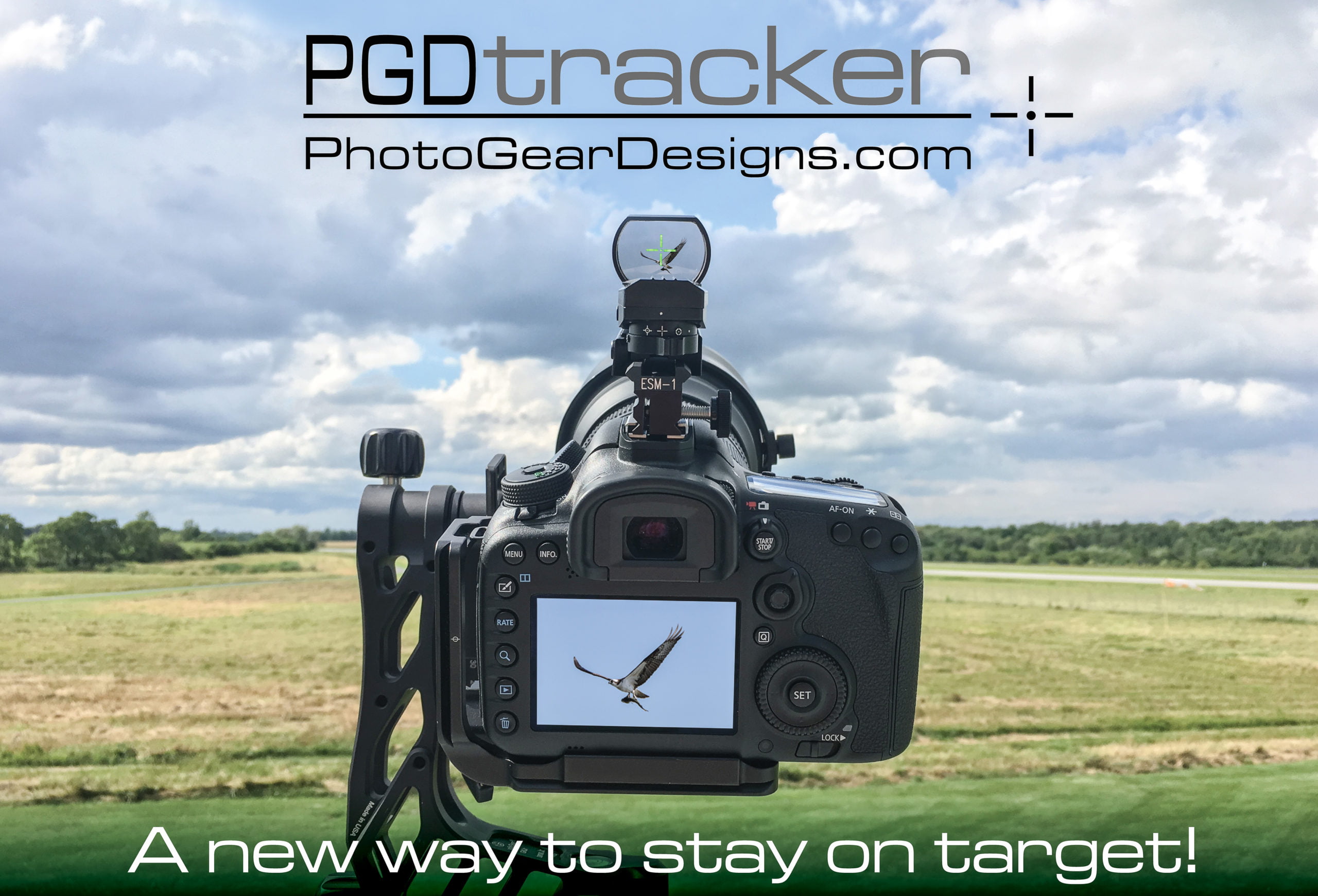 PGD TRACKER KIT - a photography tool for fast moving subjects! - BLACKRAPID