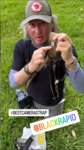 BLACKRAPID Brand Ambassador - Jasin Boland receives his new signature camera strap