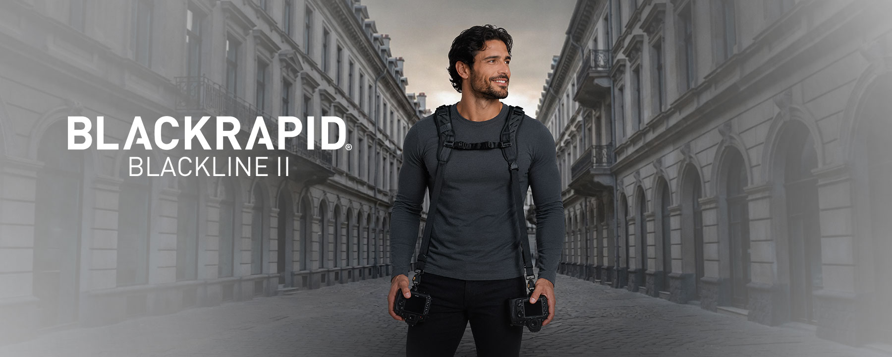 Blackline II DOUBLE - Best Dual Camera Strap, Harness Style, With ULTRA Breathability! 7