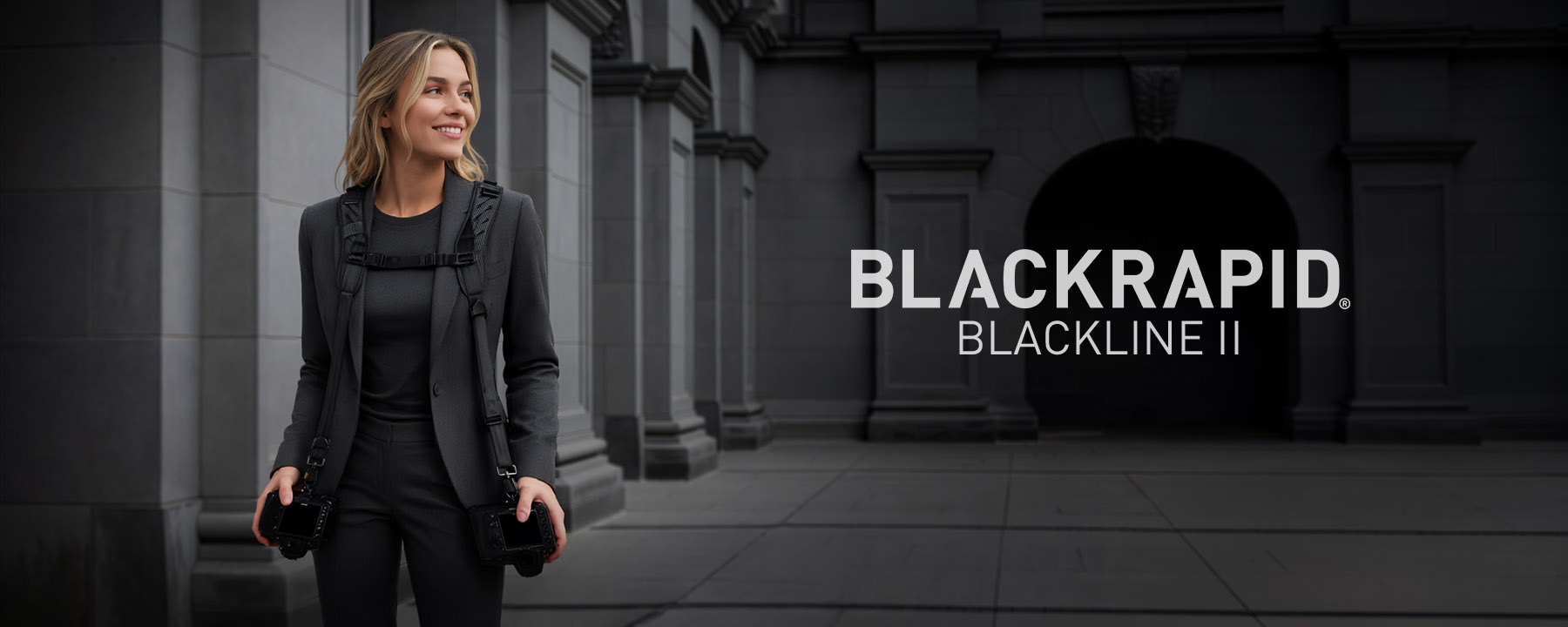Blackline II DOUBLE - Best Dual Camera Strap, Harness Style, With ULTRA Breathability! 5