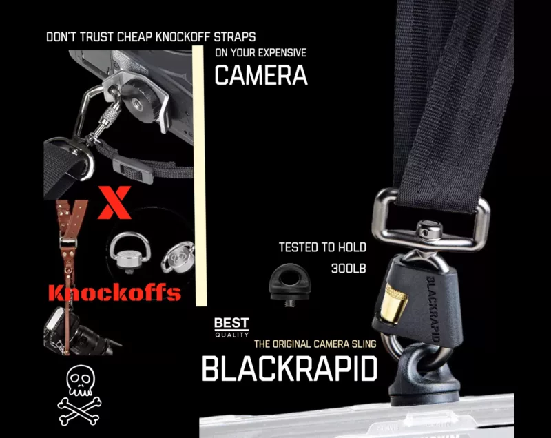 BLACKRAPID Camera Straps BEST -- Knockoffs BAD 3
