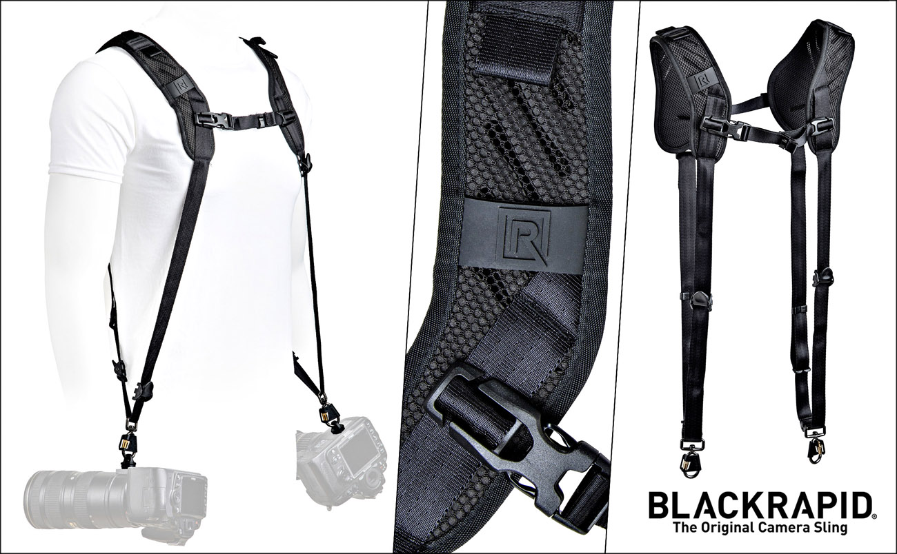 Blackline II DOUBLE - Best Dual Camera Strap, Harness Style, With ULTRA Breathability! 4