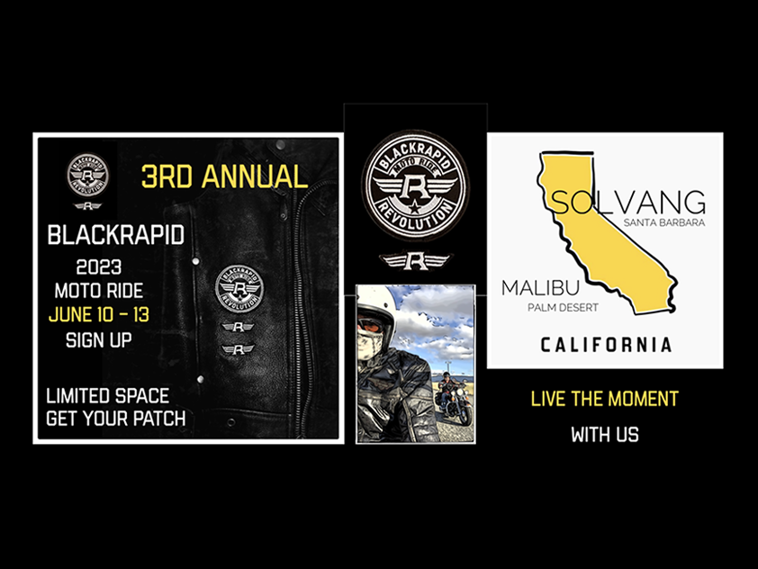 RSVP For The BLACKRAPID MotoRide 2023 - Explore & Photograph Southern & Central California 1 RSVP For The BLACKRAPID MotoRide 2023 - Explore & Photograph Southern & Central California 1